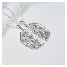 Load image into Gallery viewer, Lion Wild Sister Necklaces Silver