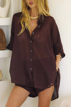 Load image into Gallery viewer, LOKOA -TULUM TOP - CHOCOLATE