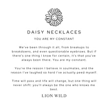Load image into Gallery viewer, Lion Wild Daisy Necklaces Silver