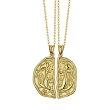 Load image into Gallery viewer, Lion Wild Sister Necklaces Gold