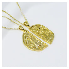 Load image into Gallery viewer, Lion Wild Sister Necklaces Gold